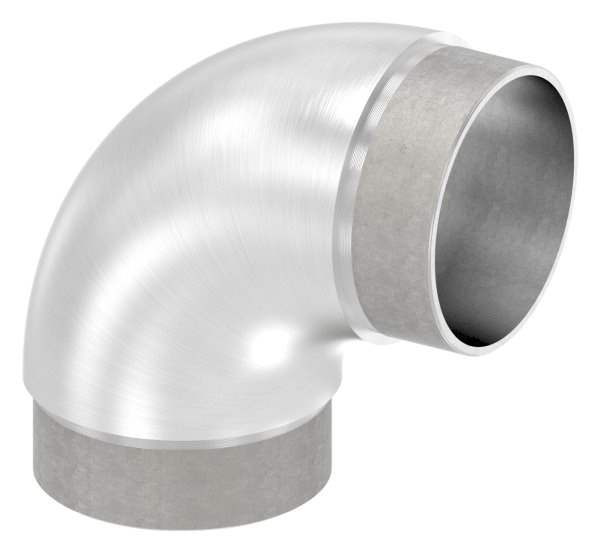 Pipe bend 90° round, for round pipe Ø 60.3x2.0 mm V2A