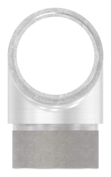 T-piece with equal outlets for round tube Ø 42.4x2.0 mm V4A