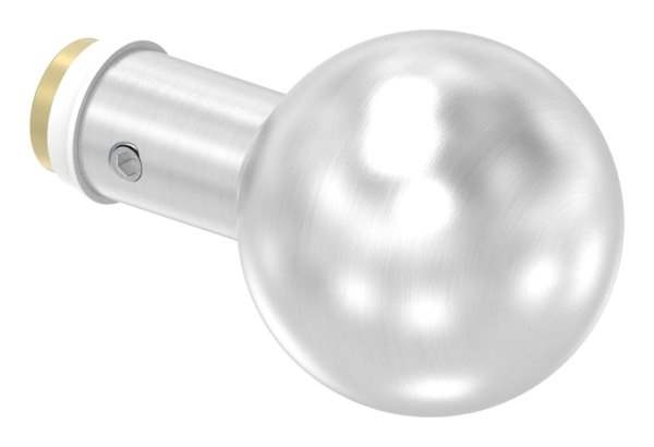 Doorknob V2A straight with ball Ø 50 mm