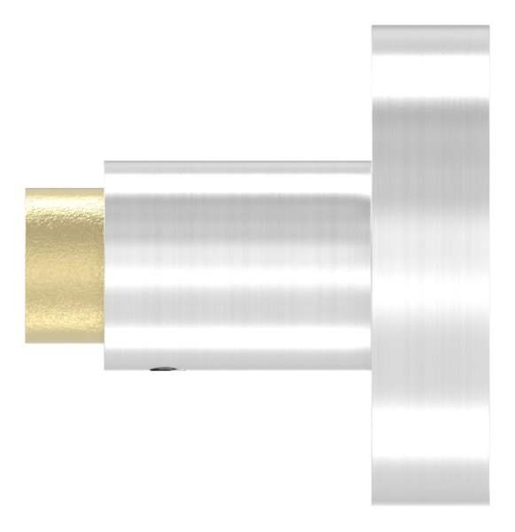 Doorknob V2A straight with disc Ø 55 mm