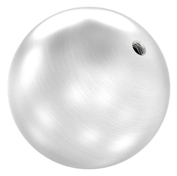 Hollow ball Ø 80 mm with thread M8 V2A