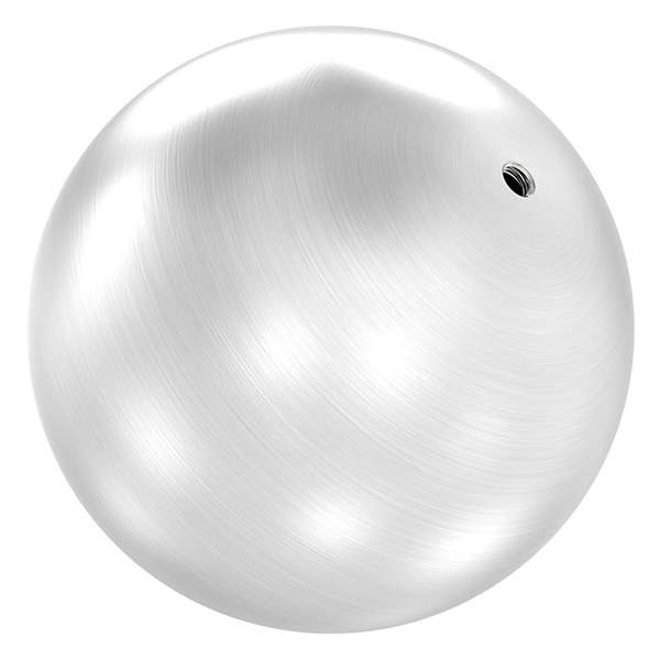 Hollow ball Ø 150 mm with thread M10 V2A
