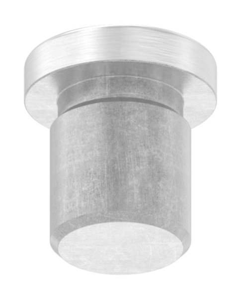 Plug slightly domed V2A solid material for Ø 12,0x1,5 mm