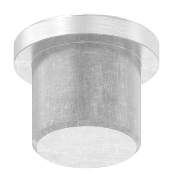 Plug slightly domed V2A solid material for Ø 16,0x2,0 mm