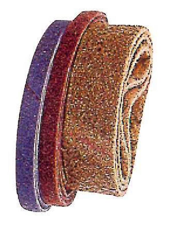 Nonwoven belts 30x533mm coarse (brown) granulation