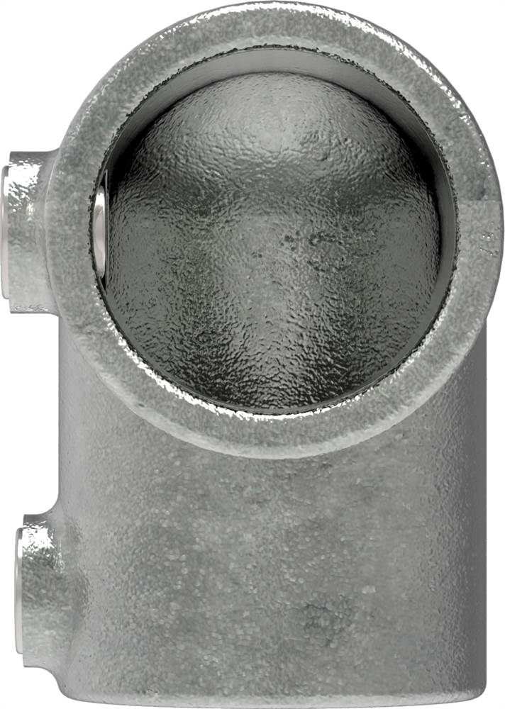 Pipe connector | Elbow 90° | 125E60 | 60,3 mm | 2 | Malleable cast iron and electrogalvanized