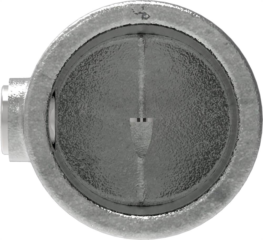 Pipe connector | Adjustable corner piece | 125HB34 | 33,7 mm | 1 | Malleable cast iron and electrogalvanized