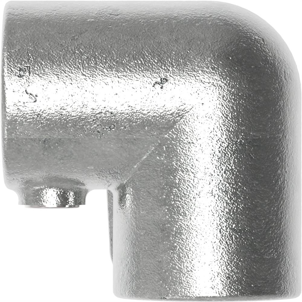 Pipe connector | Three-way corner piece 90° | 128A27 | 26.9 mm | 3/4 | Malleable cast iron and electrogalvanized