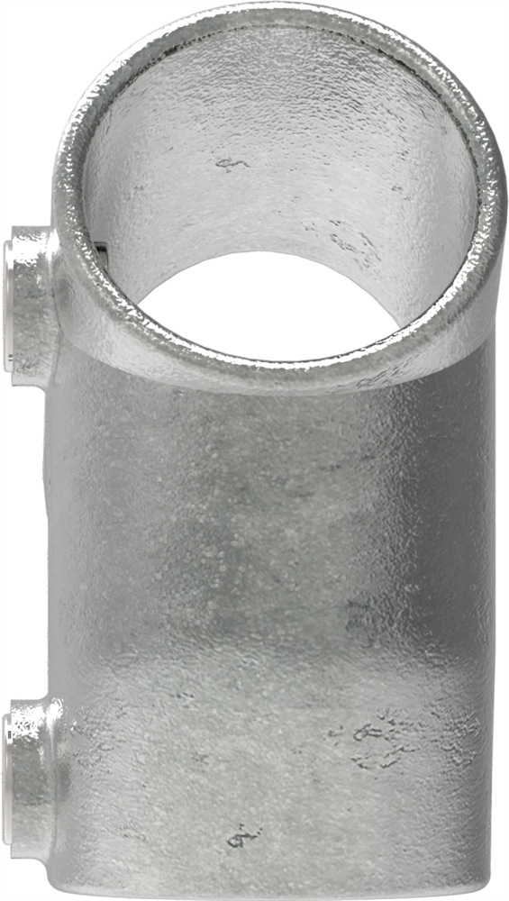 Pipe connector | T-piece short 30-60° | 129 | 26.9 mm - 48.3 mm | 3/4 - 1 1/2 | Malleable cast iron and electrogalvanized
