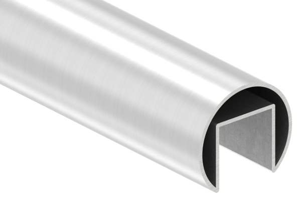Grooved tube | Ø 42.4x1.5 mm | with groove: 24x24 mm | length: 3000 mm | V4A