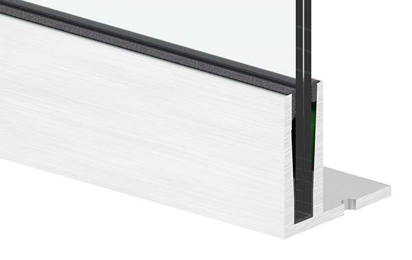 aluminum profile | MASSIVE | length: 6000 mm | surface mounted | aluminum