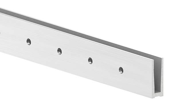 Aluminum profile | MASSIVE | length: 3000 mm | side mounting | aluminum