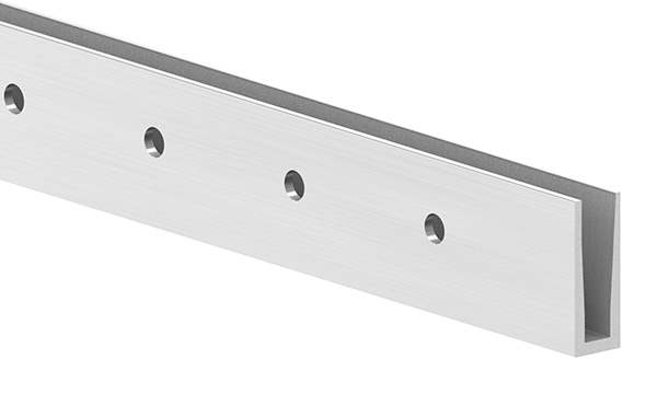 Aluminum profile | COMPACT | length: 3000 mm | side mounting | aluminum