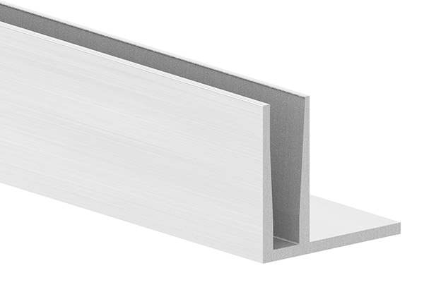 Aluminum profile | COMPACT | length: 3000 mm | surface mounted | aluminum