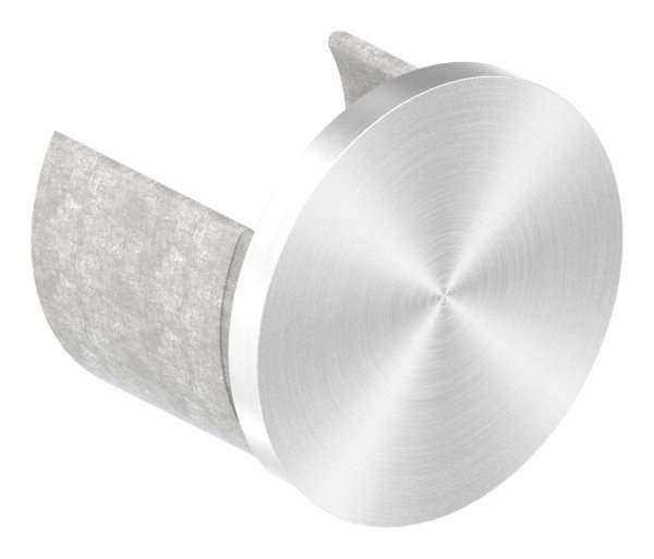 End cap | flat design | for grooved tube Ø 42.4 mm | V4A