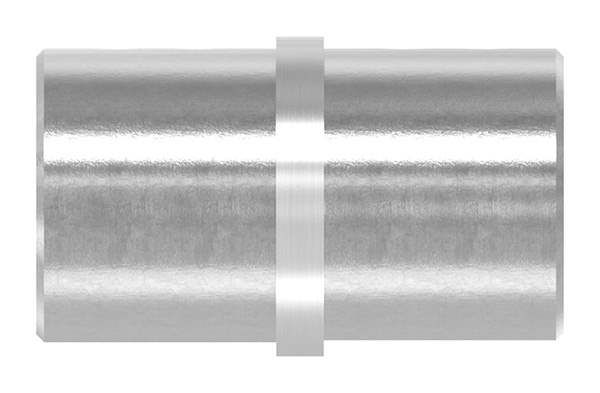 Connector | for oval groove tube: 80x40x1,5 mm | V2A