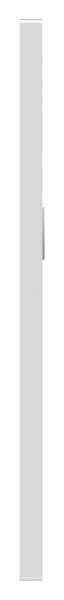 Aluminum cylinder long sign | Dimensions: 30x245x10 mm | Shape: square | Aluminum EV1