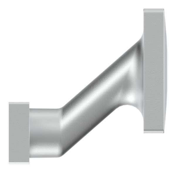 Aluminum door handle | Dimensions: 30x245x10 mm | Shape: cranked | Aluminum EV1