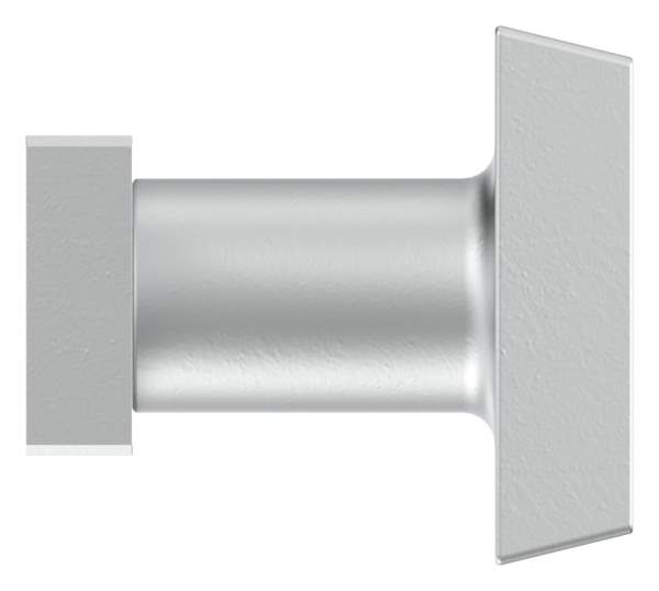 Aluminum door handle | square | for lock cases | aluminum EV1