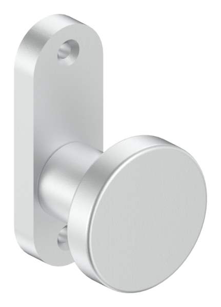 Aluminum door knob | fixed with aluminum short plate | aluminum EV1