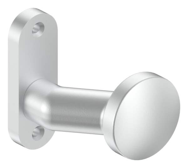 Aluminum door knob | fixed with aluminum short plate | aluminum EV1