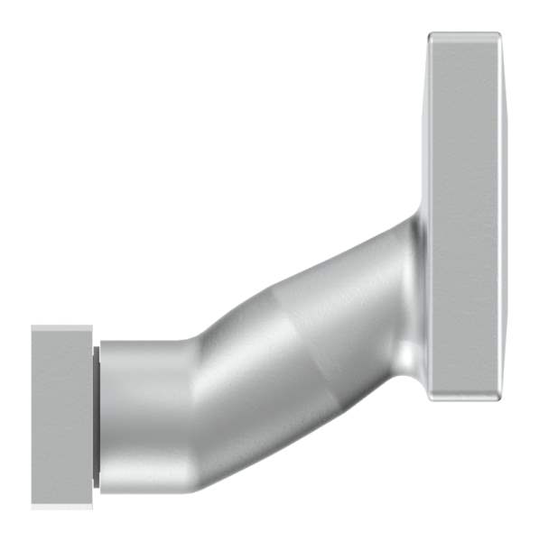 Aluminum door handle | cranked | rotatable | aluminum EV1