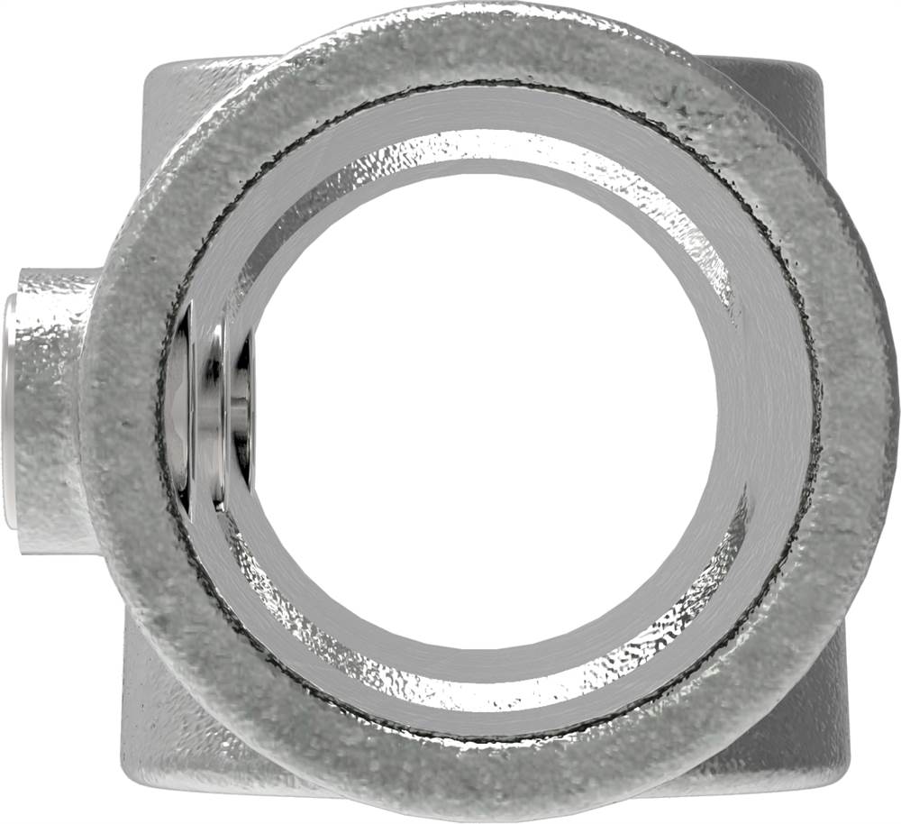 Pipe connector | Cross piece 30-45° | 130B34 | 33,7 mm | 1 | Malleable cast iron and electrogalvanized