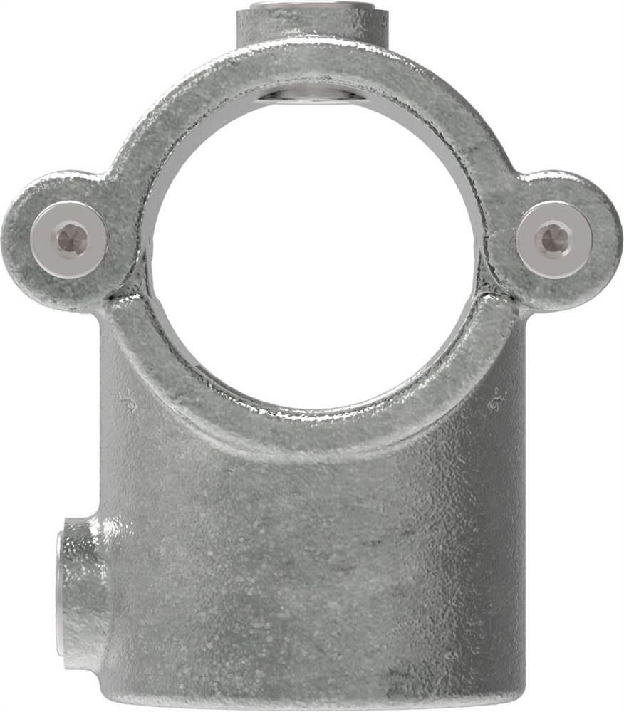 Pipe connector | T-piece with bolt hinged | 136C42 | 42,4 mm | 1 1/4 | Malleable cast iron and electrogalvanized