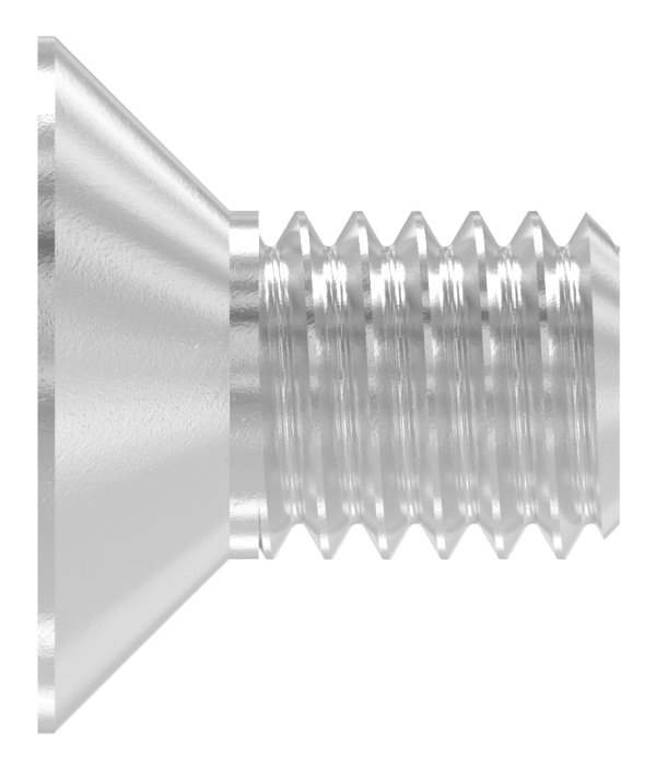 Countersunk screw M6x10 mm V2A