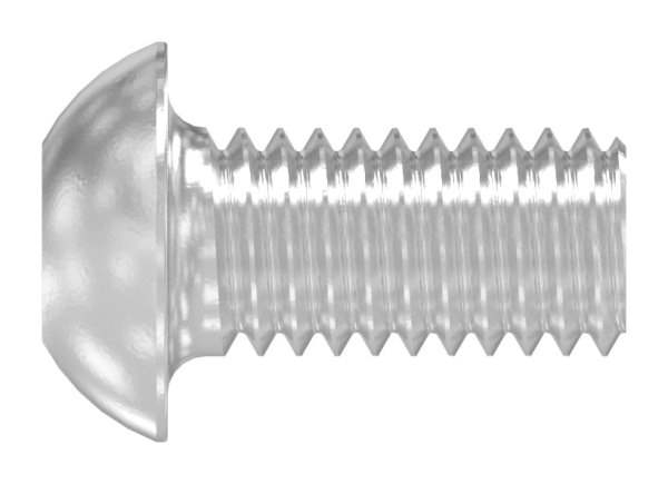 Round head screw M6x12 mm V2A