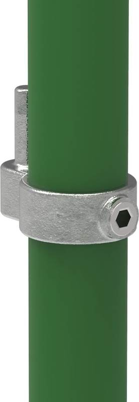 Tube connector | Adjusting ring pin | 140C42 | 42,4 mm | 1 1/4 | Malleable cast iron and electrogalvanized