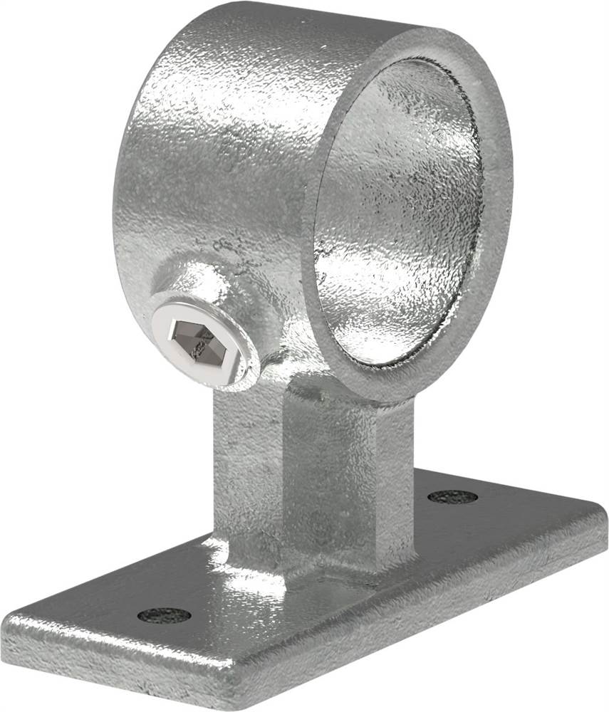 Tube connector | Handrail bracket | 143C42 | 42,4 mm | 1 1/4 | Malleable cast iron and electrogalvanized