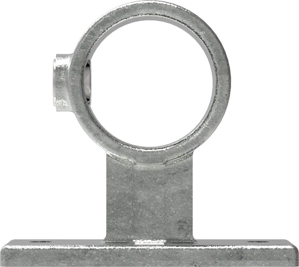 Tube Connector | Handrail Bracket Fixing Screw 90° | 143WD48 | 48,3 mm | 1 1/2 | Malleable Iron and Electro Galvanized
