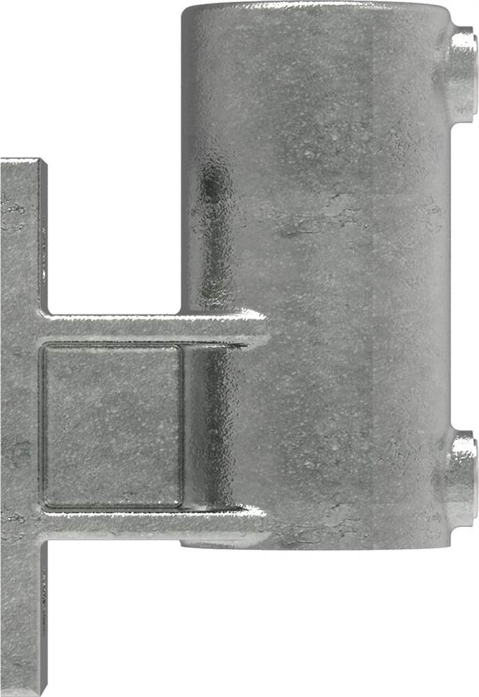 Pipe connector | Wall bracket plate vertical | 144 | 33,7 mm - 48,3 mm | 1 - 1 1/2 | Malleable cast iron and electrogalvanized