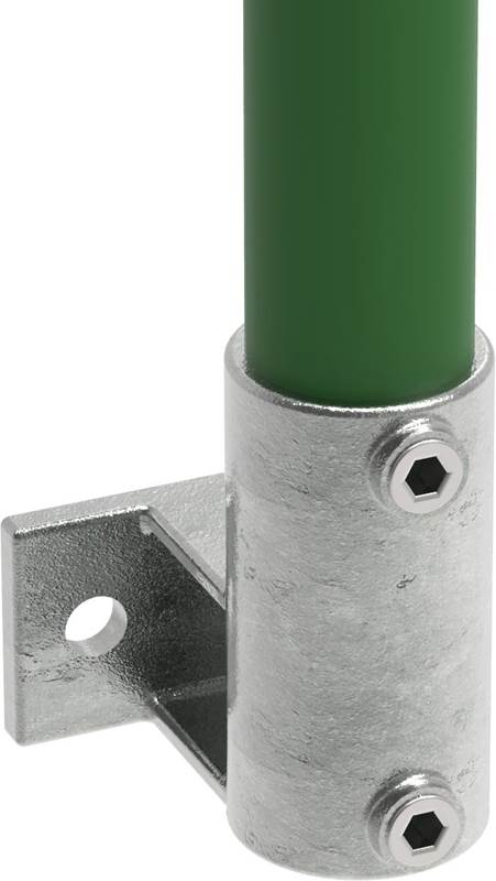 Pipe connector | Wall bracket plate horizontal | 145B34 | 33,7 mm | 1 | Malleable cast iron and electrogalvanized