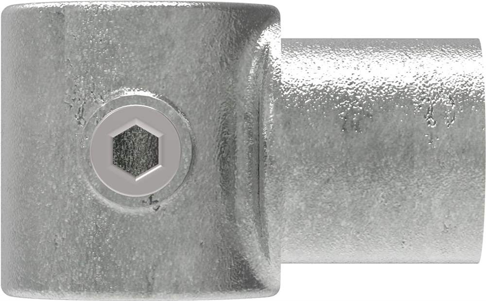 Tube connector | Swivel piece | 147 | 33.7 mm - 48.3 mm | 1 - 1 1/2 | Malleable cast iron and electrogalvanized