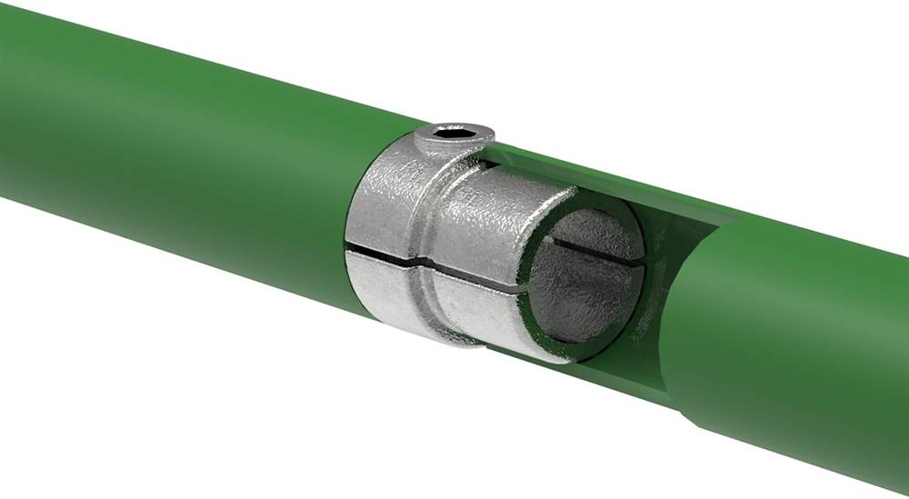 Pipe connector | Connector inside | 150 | 26,9 mm - 48,3 mm | 3/4 - 1 1/2 | Malleable cast iron and electrogalvanized