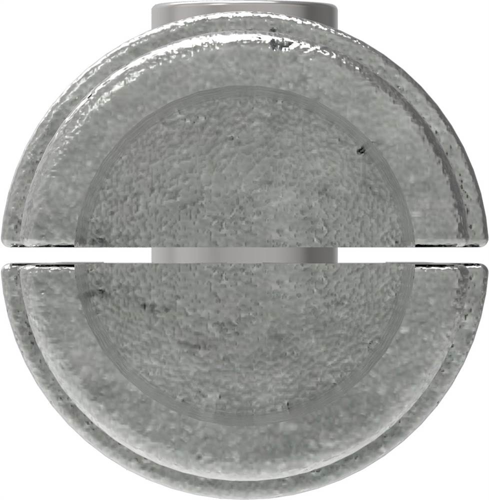 Tube connector | Connector inside | 150C42 | 42,4 mm | 1 1/4 | Malleable cast iron and electrogalvanized