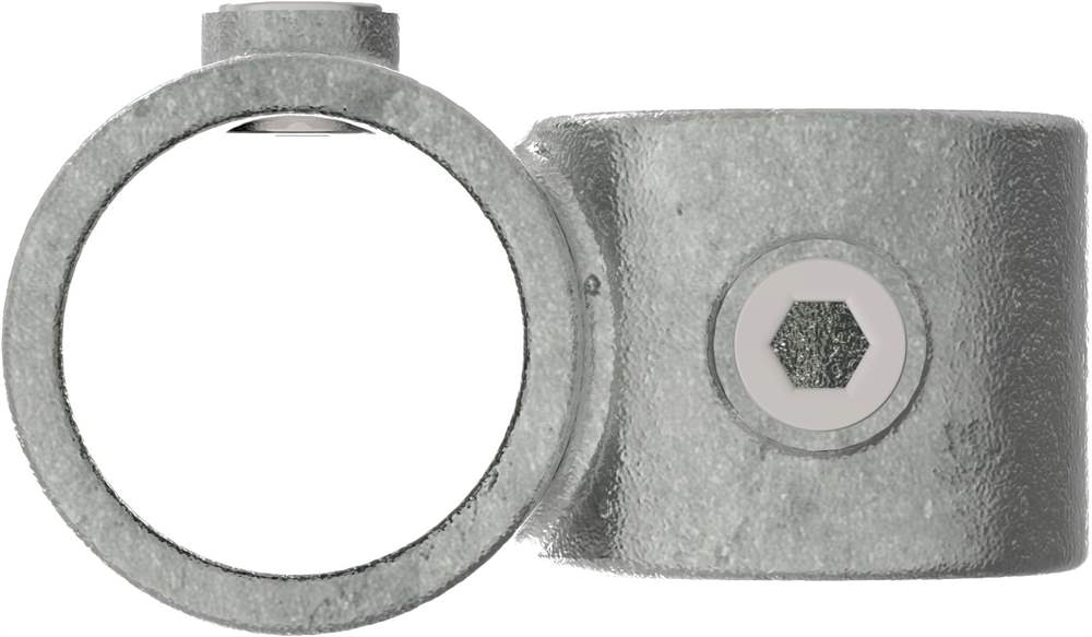 Pipe connector | Cross piece 90° | 161 | 26,9 mm - 60,3 mm | 3/4 - 2 | Malleable cast iron and electrogalvanized