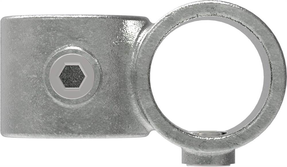 Pipe connector | Cross piece 90° | 161D48 | 48,3 mm | 1 1/2 | Malleable cast iron and electrogalvanized