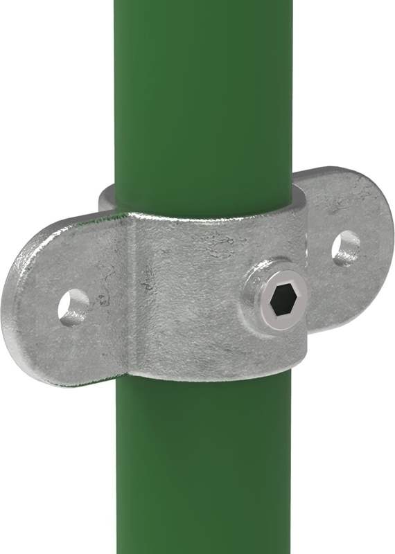 Tube Connector | Double Joint Eye | 167M | 26,9 mm - 60,3 mm | 3/4 - 2 | Malleable Iron and Electro Galvanized