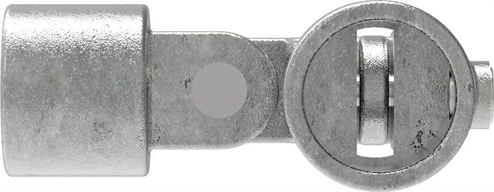 Tube connector | Double 90° joint piece | 168C42 | 42,4 mm | 1 1/4 | Malleable cast iron and electrogalvanized