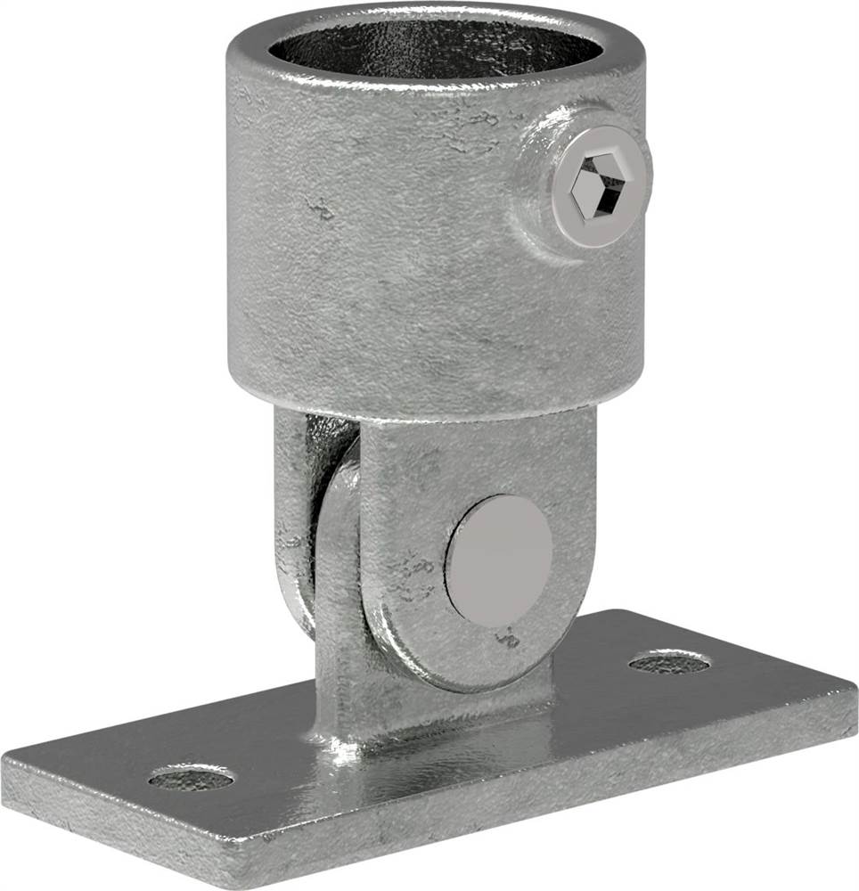 Tube Connector | Swivel Foot | 169E60 | 60,3 mm | 2 | Malleable Cast Iron and Electro Galvanized
