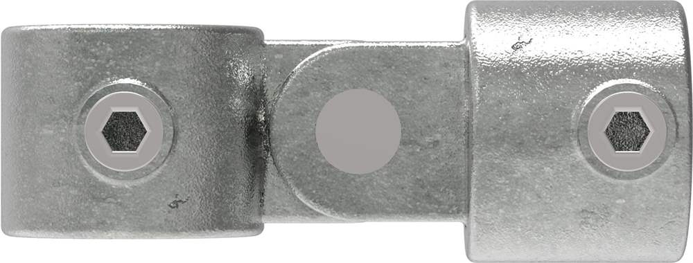 Pipe connector | Single joint piece | 173 | 26.9 mm - 60.3 mm | 3/4 - 2 | Malleable cast iron and electrogalvanized