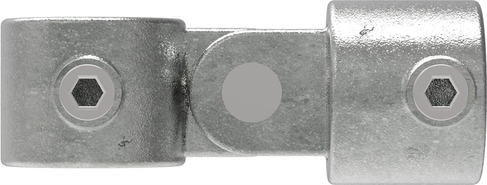 Tube connector | Single joint piece | 173B34 | 33.7 mm | 1 | Malleable cast iron and electrogalvanized