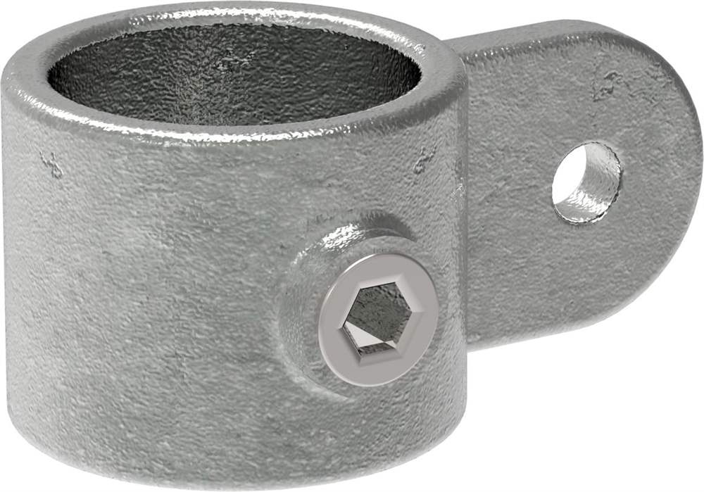 Tube Connector | Single Joint Eye | 173M | 26,9 mm - 60,3 mm | 3/4 - 2 | Malleable Cast Iron and Electro Galvanized