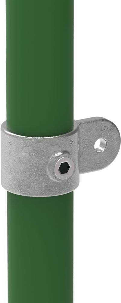 Tube Connector | Single Joint Eye | 173MD48 | 48,3 mm | 1 1/2 | Malleable Cast Iron and Electro Galvanized