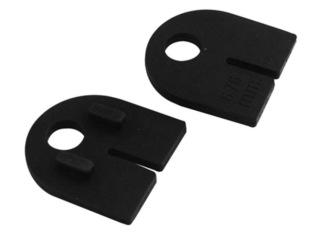 1 pair of rubbers | for 2,0 mm sheet metal | glass clamp 50x40x26 mm