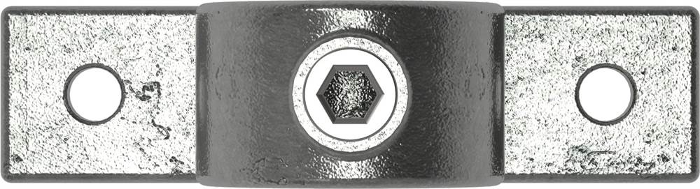 Pipe connector | Mounting ring with flange 2 holes | 198A27 | 26,9 mm | 3/4 | Malleable cast iron and electrogalvanized