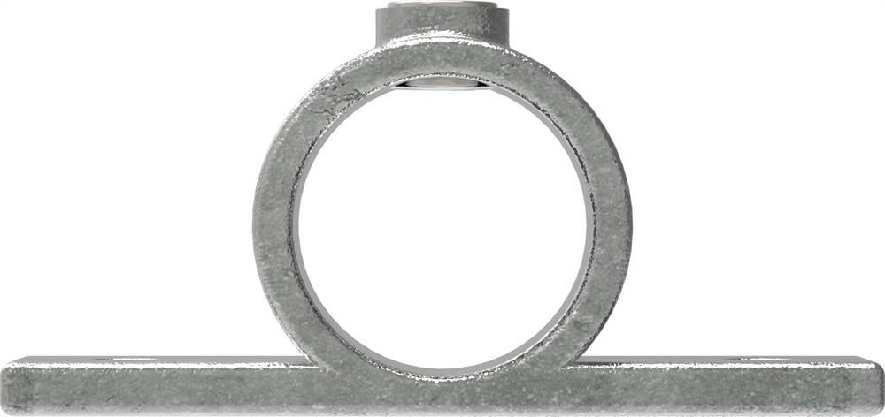 Tube connector | Mounting ring with flange 2 holes | 198C42 | 42,4 mm | 1 1/4 | Malleable cast iron and electrogalvanized